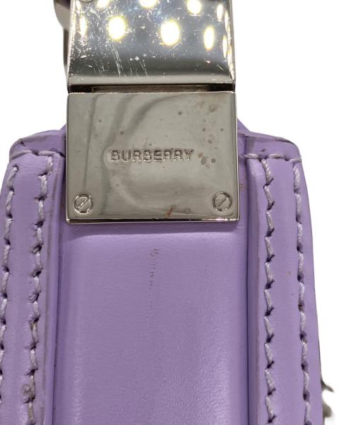 BURBERRY LONDON（バーバリーロンドン）BURBERRY LONDON (バーバリーロンドン) ミニ オリンピア チェーンショルダーバッグ パープル サイズ:-の古着・服飾アイテム