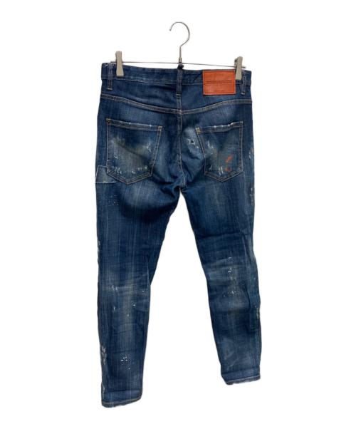 DSQUARED2（ディースクエアード）DSQUARED2 (ディースクエアード) Skater Jean インディゴ サイズ:44の古着・服飾アイテム