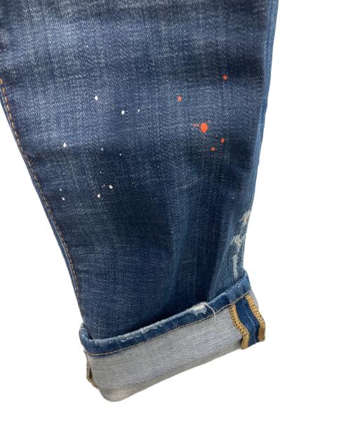 DSQUARED2（ディースクエアード）DSQUARED2 (ディースクエアード) Skater Jean インディゴ サイズ:44の古着・服飾アイテム