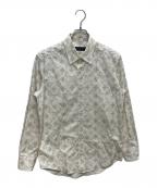 LOUIS VUITTONルイ ヴィトン）の古着「Monogram Sand L/S Shirt」｜ホワイト