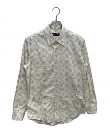 LOUIS VUITTON（ルイ ヴィトン）の古着「Monogram Sand L/S Shirt」｜ホワイト