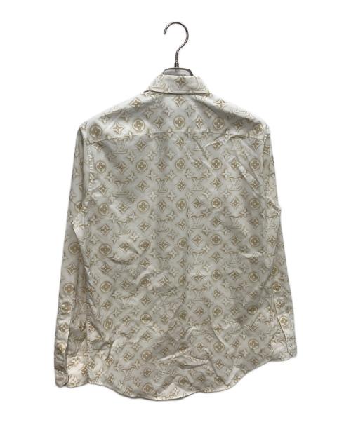 LOUIS VUITTON（ルイ ヴィトン）LOUIS VUITTON (ルイ ヴィトン) Monogram Sand L/S Shirt ホワイト サイズ:Sの古着・服飾アイテム