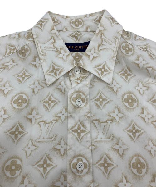 LOUIS VUITTON（ルイ ヴィトン）LOUIS VUITTON (ルイ ヴィトン) Monogram Sand L/S Shirt ホワイト サイズ:Sの古着・服飾アイテム