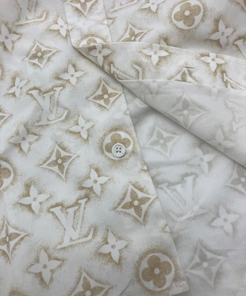 LOUIS VUITTON（ルイ ヴィトン）LOUIS VUITTON (ルイ ヴィトン) Monogram Sand L/S Shirt ホワイト サイズ:Sの古着・服飾アイテム