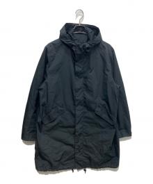 Dior×Shawn Stussy（ディオール×ショーン・ステューシー）の古着「Back Logo Hooded Coat」｜ブラック