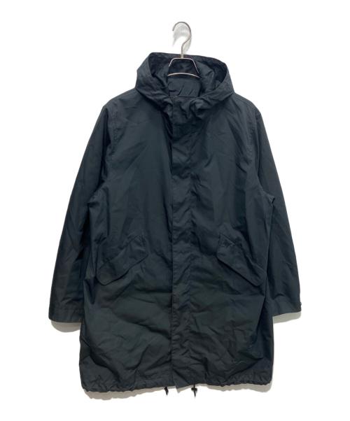 Dior（ディオール）DIOR (ディオール) Shawn Stussy (ショーン・ステューシー) Back Logo Hooded Coat ブラック サイズ:46の古着・服飾アイテム