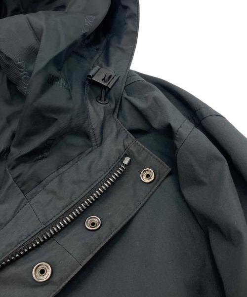 Dior（ディオール）DIOR (ディオール) Shawn Stussy (ショーン・ステューシー) Back Logo Hooded Coat ブラック サイズ:46の古着・服飾アイテム