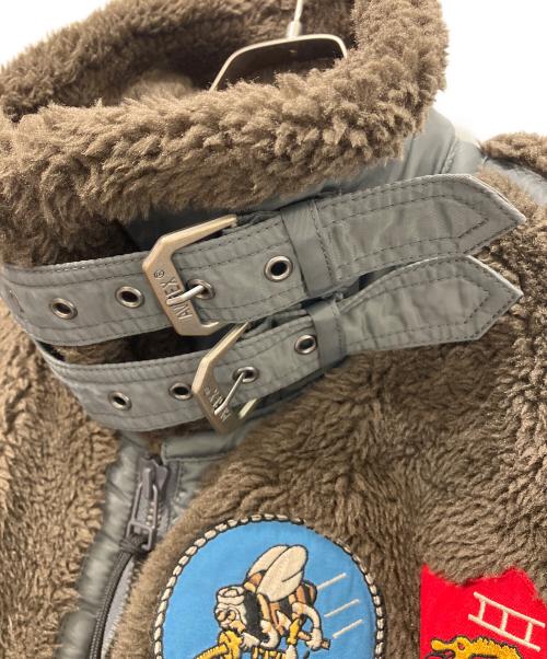 AVIREX（アヴィレックス）AVIREX (アヴィレックス) レトロボアB-3トップガンジャケット ブラウン サイズ:Lの古着・服飾アイテム
