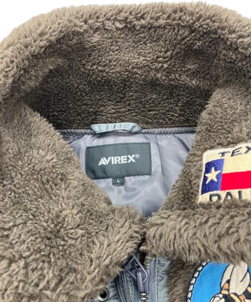 AVIREX（アヴィレックス）AVIREX (アヴィレックス) レトロボアB-3トップガンジャケット ブラウン サイズ:Lの古着・服飾アイテム