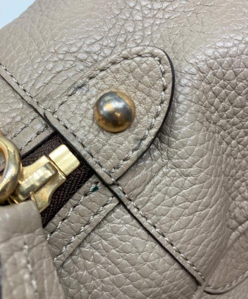 J&M DAVIDSON（ジェイ＆エム デヴィッドソン）J&M DAVIDSON (ジェイ＆エム デヴィッドソン) ミニボストンバッグ ブラウンの古着・服飾アイテム