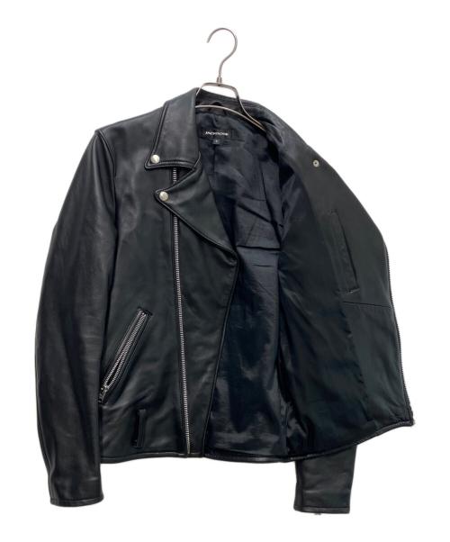 JACKROSE（ジャックローズ）JACKROSE (ジャックローズ) ダブルライダースジャケット ブラック サイズ:4の古着・服飾アイテム