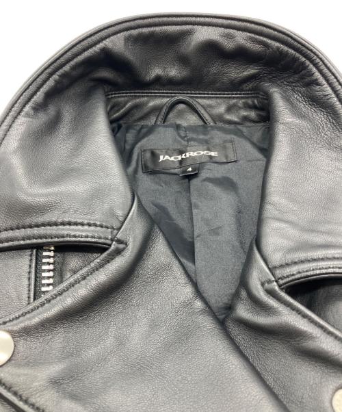 JACKROSE（ジャックローズ）JACKROSE (ジャックローズ) ダブルライダースジャケット ブラック サイズ:4の古着・服飾アイテム