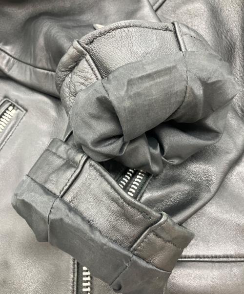 JACKROSE（ジャックローズ）JACKROSE (ジャックローズ) ダブルライダースジャケット ブラック サイズ:4の古着・服飾アイテム