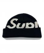 SUPREMEシュプリーム）の古着「Big Logo Beanie」｜ブラック