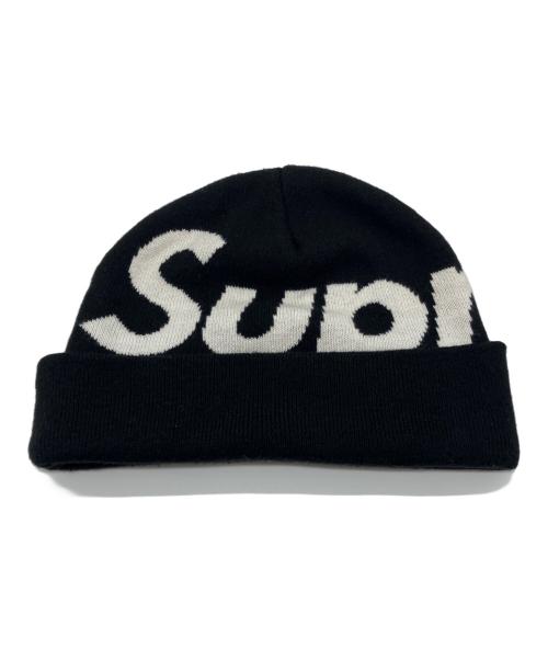 SUPREME（シュプリーム）Supreme (シュプリーム) Big Logo Beanie ブラックの古着・服飾アイテム