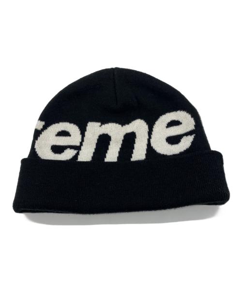 SUPREME（シュプリーム）Supreme (シュプリーム) Big Logo Beanie ブラックの古着・服飾アイテム