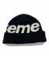 Supreme (シュプリーム) Big Logo Beanie ブラック：6000円