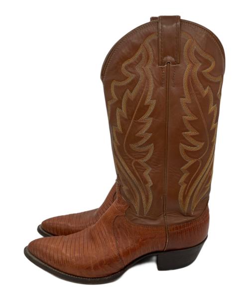 Justin boot（ジャスティンブーツ）Justin boot (ジャスティンブーツ) ウェスタンブーツ ブラウン サイズ:8 1/2の古着・服飾アイテム