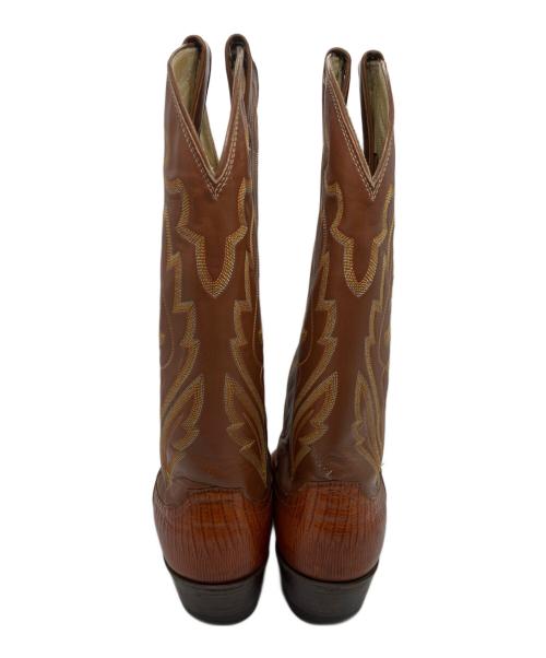 Justin boot（ジャスティンブーツ）Justin boot (ジャスティンブーツ) ウェスタンブーツ ブラウン サイズ:8 1/2の古着・服飾アイテム