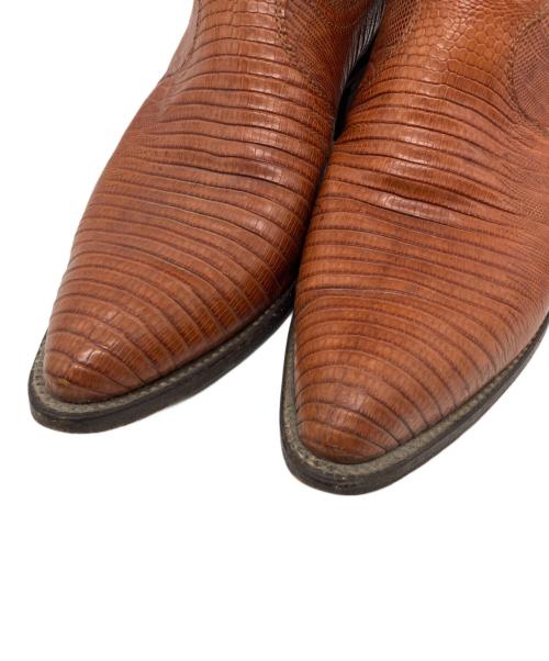 Justin boot（ジャスティンブーツ）Justin boot (ジャスティンブーツ) ウェスタンブーツ ブラウン サイズ:8 1/2の古着・服飾アイテム