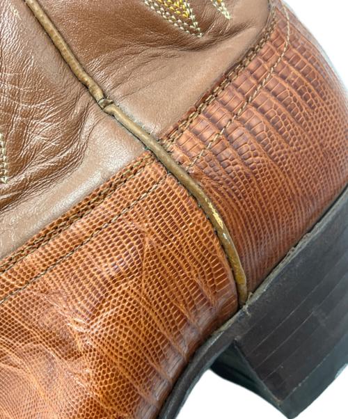 Justin boot（ジャスティンブーツ）Justin boot (ジャスティンブーツ) ウェスタンブーツ ブラウン サイズ:8 1/2の古着・服飾アイテム