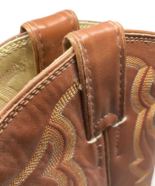 Justin boot（ジャスティンブーツ）Justin boot (ジャスティンブーツ) ウェスタンブーツ ブラウン サイズ:8 1/2の古着・服飾アイテム