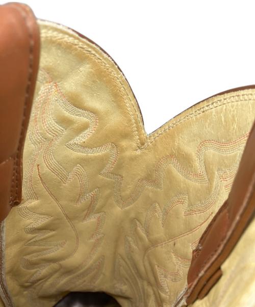 Justin boot（ジャスティンブーツ）Justin boot (ジャスティンブーツ) ウェスタンブーツ ブラウン サイズ:8 1/2の古着・服飾アイテム