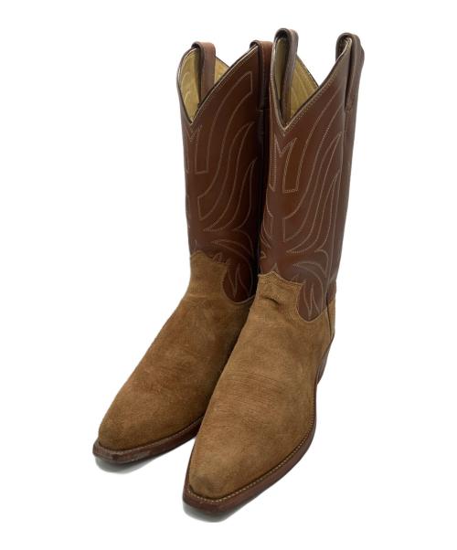 Justin boot（ジャスティンブーツ）Justin boot (ジャスティンブーツ) ウェスタンブーツ ブラウン サイズ:8Dの古着・服飾アイテム