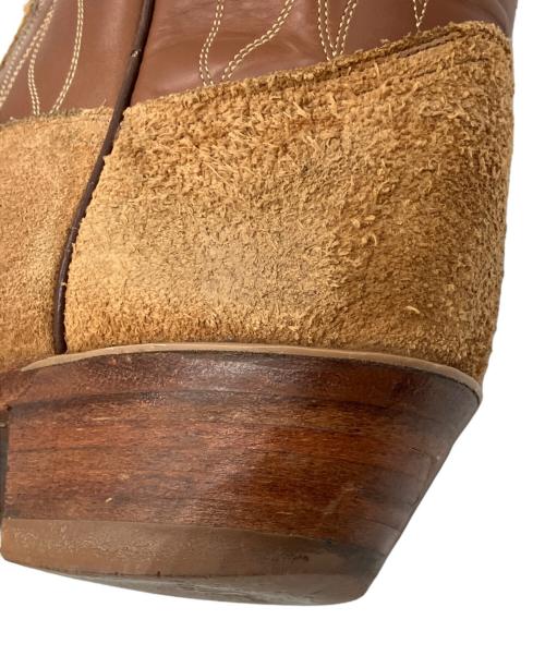 Justin boot（ジャスティンブーツ）Justin boot (ジャスティンブーツ) ウェスタンブーツ ブラウン サイズ:8Dの古着・服飾アイテム