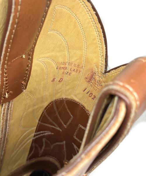Justin boot（ジャスティンブーツ）Justin boot (ジャスティンブーツ) ウェスタンブーツ ブラウン サイズ:8Dの古着・服飾アイテム