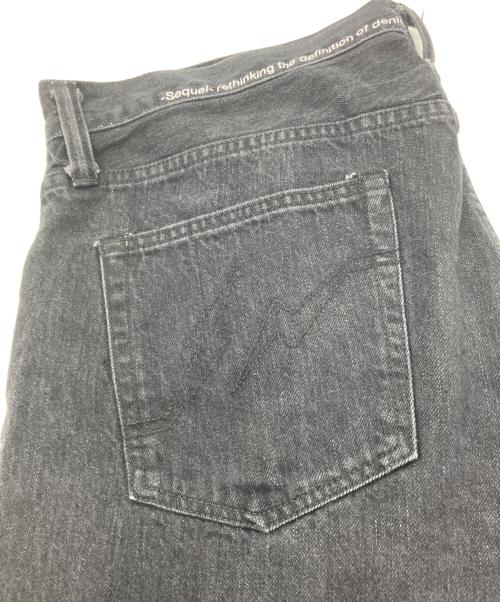 SEQUEL（シークエル）SEQUEL (シークエル) デニムパンツ ブラック サイズ:XLの古着・服飾アイテム