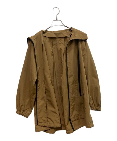Leilian（レリアン）LEILIAN (レリアン) ラグランスリーブジップコート ベージュ サイズ:11の古着・服飾アイテム