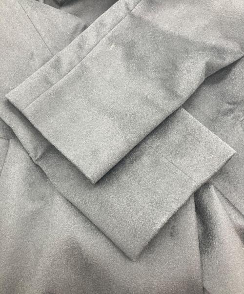 Leilian（レリアン）LEILIAN (レリアン) フォックスショールカラーカシミヤコート ブラック サイズ:11の古着・服飾アイテム
