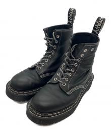 Dr.Martens（ドクターマーチン）の古着「1460BEXホワイトダブルステッチ8ホールブーツ」｜ブラック