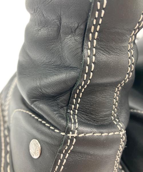 Dr.Martens（ドクターマーチン）Dr.Martens (ドクターマーチン) 1460BEXホワイトダブルステッチ8ホールブーツ ブラック サイズ:UK7の古着・服飾アイテム