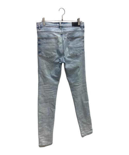 AMIRI（アミリ）AMIRI (アミリ) グラデーション プリーツ ジーンズ ダメージデニム インディゴ サイズ:34の古着・服飾アイテム