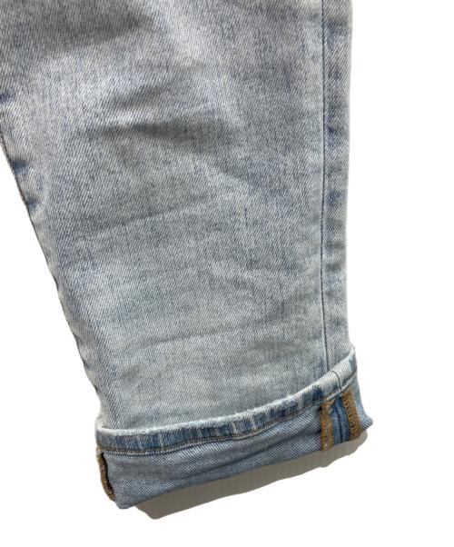 AMIRI（アミリ）AMIRI (アミリ) グラデーション プリーツ ジーンズ ダメージデニム インディゴ サイズ:34の古着・服飾アイテム