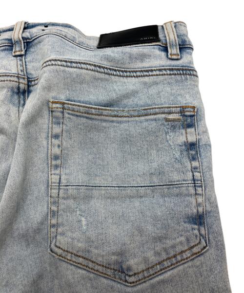 AMIRI（アミリ）AMIRI (アミリ) グラデーション プリーツ ジーンズ ダメージデニム インディゴ サイズ:34の古着・服飾アイテム