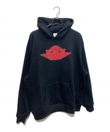 SAINT MICHAEL×JORDAN（セントマイケル×ジョーダン）の古着「M J Sm Flc Hoodie   26SS」｜ブラック
