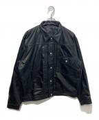 Firsthandファーストハンド）の古着「レザージャケット TYPE-1   25AW」｜ブラック