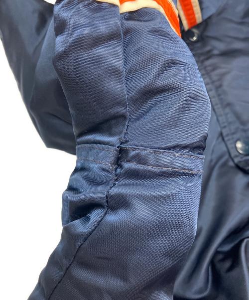 STARTER（スターター）STARTER (スターター) 90sナイロンスタジャン　CHICAGO BEARS ネイビー サイズ:Mの古着・服飾アイテム