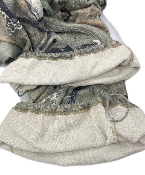 THRED THREAD（ザレッドスレッド）THRED THREAD (ザレッドスレッド) S print sweat1 toys ブルー サイズ:Freeの古着・服飾アイテム