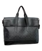 COACHコーチ）の古着「カミルトン2WAYバッグ　シグネチャー」｜ブラック