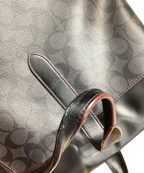 COACH（コーチ）COACH (コーチ) カミルトン2WAYバッグ　シグネチャー ブラック サイズ:-の古着・服飾アイテム