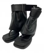 THEREDTHREADザレッドスレッド）の古着「S socks cover boots」｜ブラック