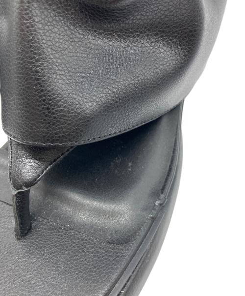 THEREDTHREAD（ザレッドスレッド）theredthread (ザレッドスレッド) S socks cover boots ブラック サイズ:37の古着・服飾アイテム