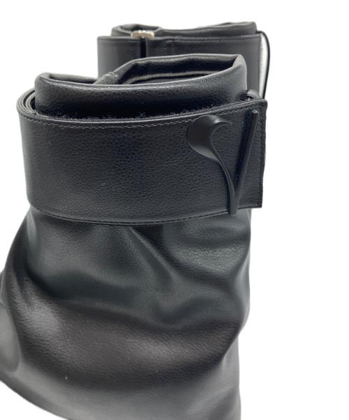 THEREDTHREAD（ザレッドスレッド）theredthread (ザレッドスレッド) S socks cover boots ブラック サイズ:37の古着・服飾アイテム