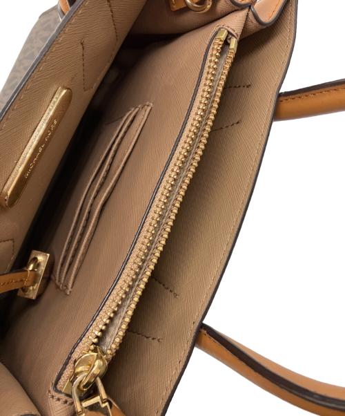 MICHAEL KORS（マイケルコース）MICHAEL KORS (マイケルコース) Mercer Logo Crossbody ブラウン サイズ:-の古着・服飾アイテム