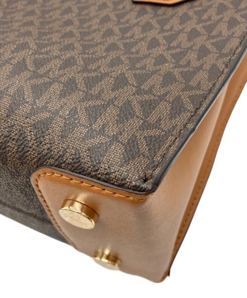 MICHAEL KORS（マイケルコース）MICHAEL KORS (マイケルコース) Mercer Logo Crossbody ブラウン サイズ:-の古着・服飾アイテム