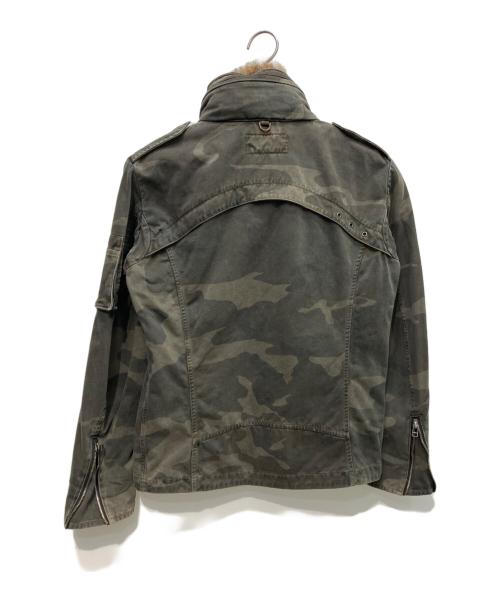 Kyoji Maruyama（キョウジ・マルヤマ）Kyoji Maruyama (キョウジ・マルヤマ) ファーレイヤージャケット グリーン サイズ:2の古着・服飾アイテム